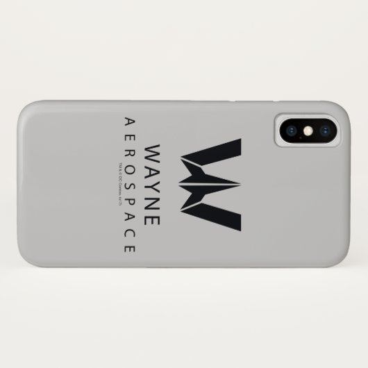 Coques Case-Mate iPhone Ligue de Justice | Logo Wayne Aerospace (Dos (Horizontal))