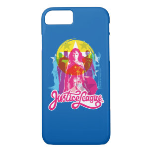 Coque Case-Mate Pour iPhone Ligue de Justice Retro Group & Logo Pop Art
