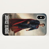 Coques Case-Mate iPhone Ligue de Justice | Superman Sur Le Champ De Batail (Dos (Horizontal))