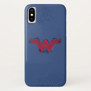 Etui iPhone Case-Mate Ligue de Justice   Symbole de femme Wonder brossé