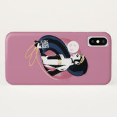 Coques Case-Mate iPhone Ligue de Justice | Wonder Woman Profil Pop Art (Dos (Horizontal))