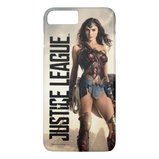 Coques Case-Mate iPhone Ligue de Justice | Wonder Woman Sur Le Champ De Ba (Dos)