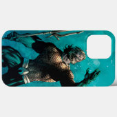 Coques Case-Mate iPhone Ligue Justice #10 Aquaman Noyé Variant de Terre (Verso (horizontal))