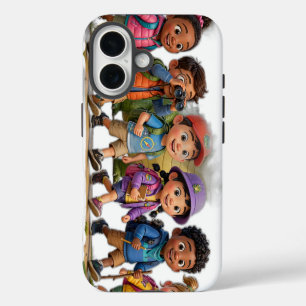 Coques iPhone 16 Lil' Bayou Explorers Signature - Case-Mate Tough