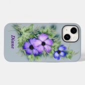 Coques Case-Mate iPhone Lilac décoratif (Verso (horizontal))