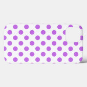Coques Case-Mate iPhone Lilac et blanc pois Coque-coque iphone Mate (Verso (horizontal))