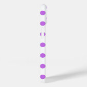 Coques Case-Mate iPhone Lilac et pois blancs (Verso / Droite)