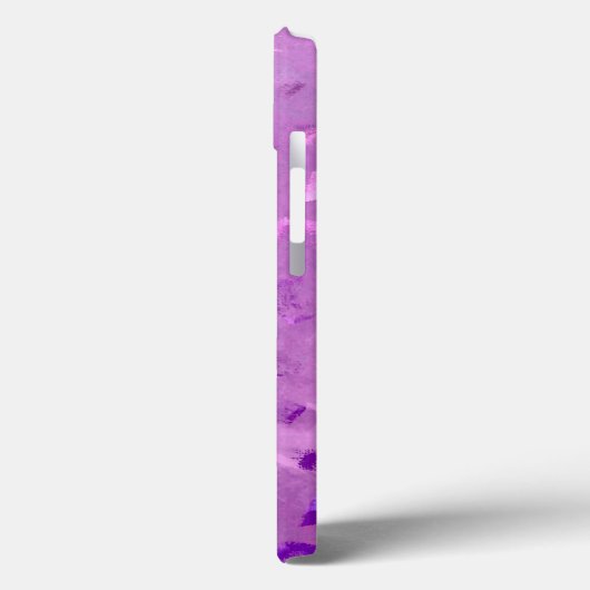 Coques Case-Mate iPhone Lilac Faux Parties scintillant Texture (Verso / Gauche)