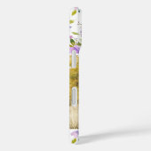 Coques Case-Mate iPhone Lilac Floral Photo et Monogramme (Verso / Droite)