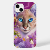 Coques Case-Mate iPhone Lilac Lynx pointe Chat siamois dans le violet (Verso)