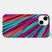 Coques Case-Mate iPhone Lilac Orange Turquoise Abstrait Géométrique (Verso (horizontal))