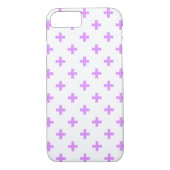 Coques Case-Mate iPhone Lilac polka croise sur blanc (Dos)