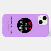 Coques Case-Mate iPhone Lilac Professionnel Moderne Personnalisable (Verso (horizontal))