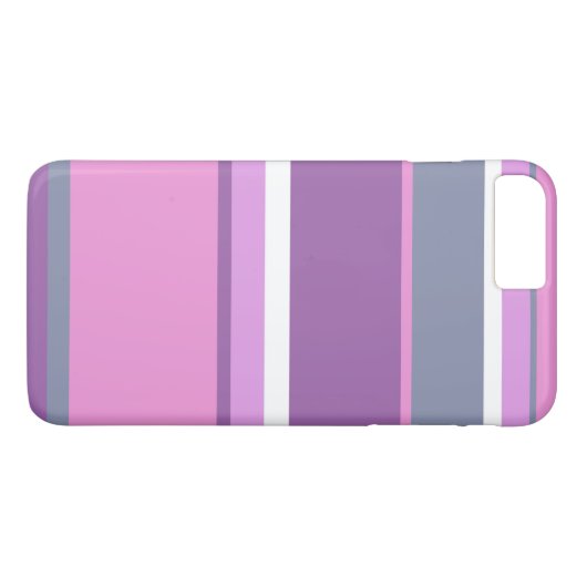 Coques Case-Mate iPhone Lilac rayures (Dos (Horizontal))
