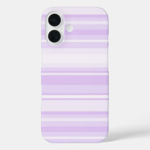 Coques iPhone 16 Lilac rayures