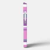 Coques Case-Mate iPhone Lilac rayures Coque-coque iphone Mate (Verso / Gauche)