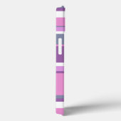 Coques Case-Mate iPhone Lilac rayures Coque-coque iphone Mate (Verso / Droite)