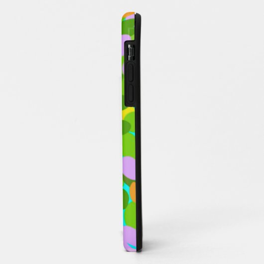 Coques Case-Mate iPhone Lilac, vert et citron abstrait (Dos/Gauche)