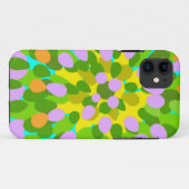 Coques Case-Mate iPhone Lilac, vert et citron abstrait (Dos (Horizontal))