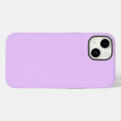 Coques Case-Mate iPhone Lilac-violet, couleur pastel solide, (Verso (horizontal))
