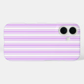 Coques Case-Mate iPhone Lilac violet et blanc bonbons rayures (Verso (horizontal))