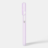 Coques Case-Mate iPhone Lilac violet et blanc bonbons rayures (Verso / Gauche)