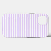 Coques Case-Mate iPhone Lilac violet et blanc bonbons rayures (Verso (horizontal))