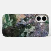 Coques Case-Mate iPhone Lilacs dans une fenêtre par Mary Cassatt, Art Vint (Verso (horizontal))