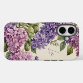 Coques Case-Mate iPhone Lilacs Floral (Verso (horizontal))