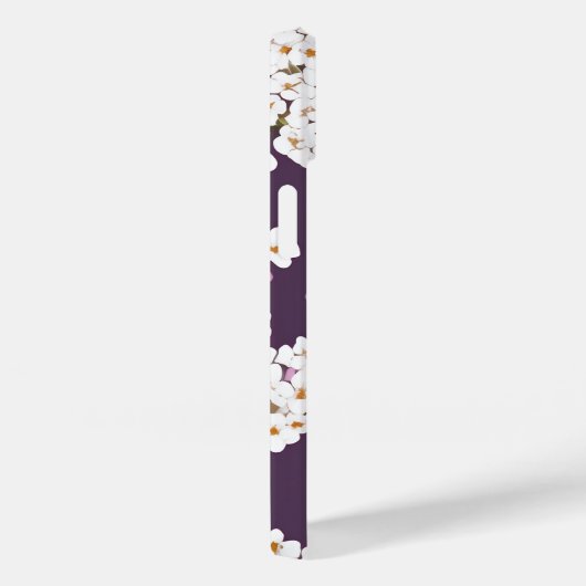 Coques Case-Mate iPhone Lilacs Sur Violet (Verso / Droite)