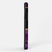 Coques Case-Mate iPhone Lilas Violet Moderne Cristal d'Agate Dorée Personn (Dos/Droite)