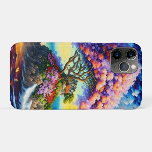 Coques Case-Mate iPhone L'île cachée dans l'océan (Dos (Horizontal))
