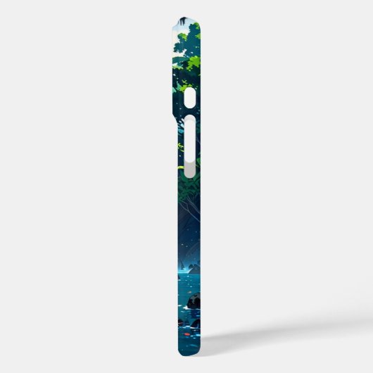 Coques Case-Mate iPhone L'île tropicale Anime (Verso / Gauche)