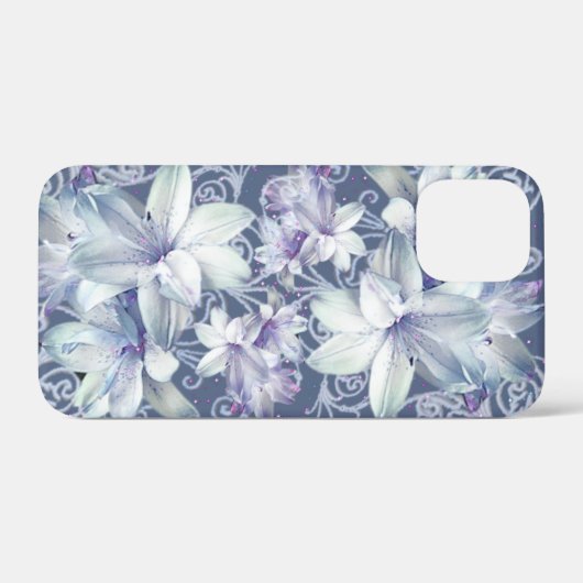 Coques Case-Mate iPhone Lilies (Verso (horizontal))