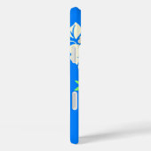 Coques Case-Mate iPhone Lilikoi Hibiscus Hawaii Pareau bleu (Verso / Droite)