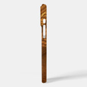 Coques Case-Mate iPhone Lilikoi Hibiscus Hawaiian Faux Wood Burl (Verso / Gauche)