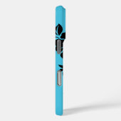 Coques Case-Mate iPhone Lilikoi Hibiscus Hawaiian Floral Turquoise (Verso / Droite)