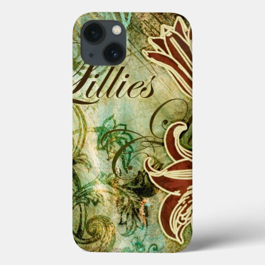 Coques Case-Mate iPhone Lillies (Verso)