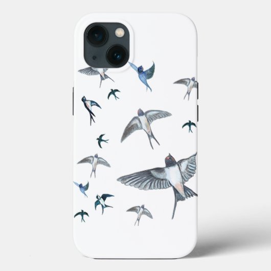 Coques Case-Mate iPhone L'Illustration De L'Avalière Volante (Verso)
