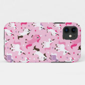 Coques Case-Mate iPhone l'illustration de licorne badine l'arrière - plan (Dos (Horizontal))