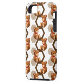 Coques Case-Mate iPhone l'illustration d'une rangée de nounours concernent (Dos gauche)