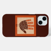 Coques Case-Mate iPhone L'illustration ludique de dinde de SlipperyJoe pou (Verso (horizontal))