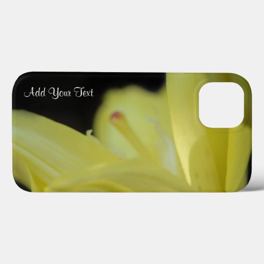 Coques Case-Mate iPhone Lily jaune par Shirley Taylor (Verso (horizontal))