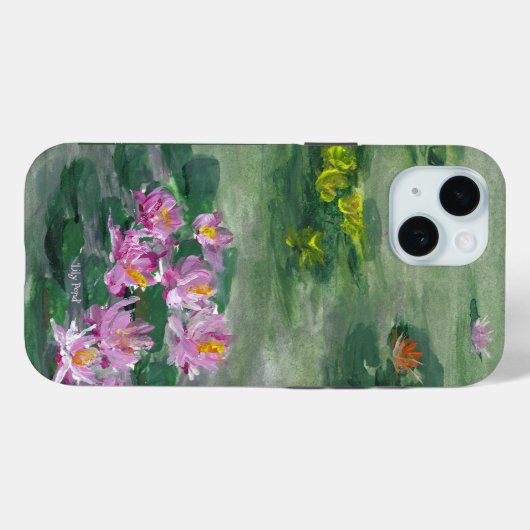 Coques Case-Mate iPhone *'LiLy Pond' (Verso (horizontal))