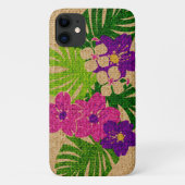 Coques Case-Mate iPhone Limahuli Garden Faux Vêtements en Violet (Dos)