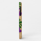 Coques Case-Mate iPhone Limahuli Garden Faux Vêtements en Violet (Dos/Gauche)