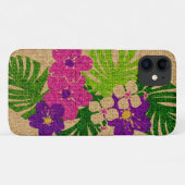 Coques Case-Mate iPhone Limahuli Garden Faux Vêtements en Violet (Dos (Horizontal))