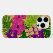 Coques Case-Mate iPhone Limahuli Garden Faux Vêtements en Violet (Verso (horizontal))