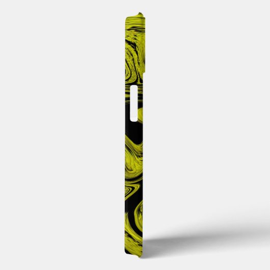 Coques Case-Mate iPhone Lime Agate Marbre Nom Abstrait Monogramme Nom (Verso / Droite)