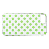 Coques Case-Mate iPhone Lime et pois blancs (Dos (Horizontal))